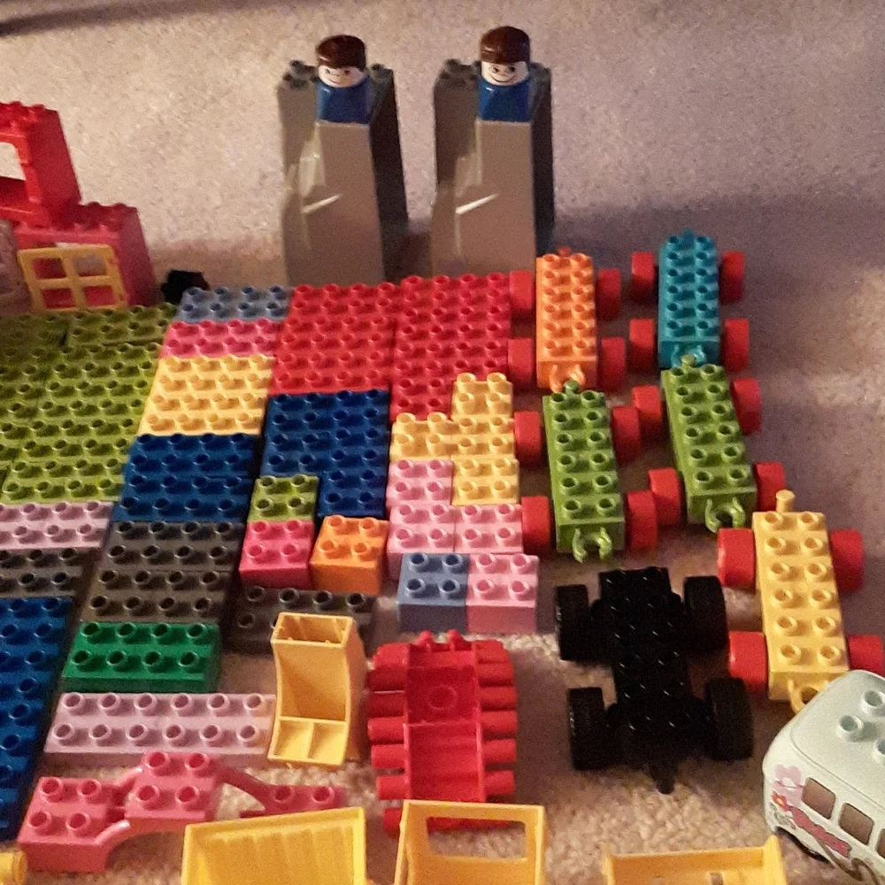 Assorted Lego Duplo Building Blocks